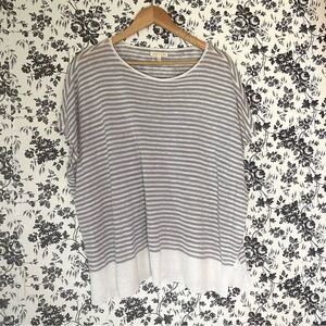 Eileen fisher oversize linen tunic top sz xs‎